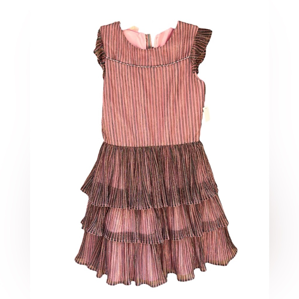 NWT FAO Schwarz Pink Tiered Sundress